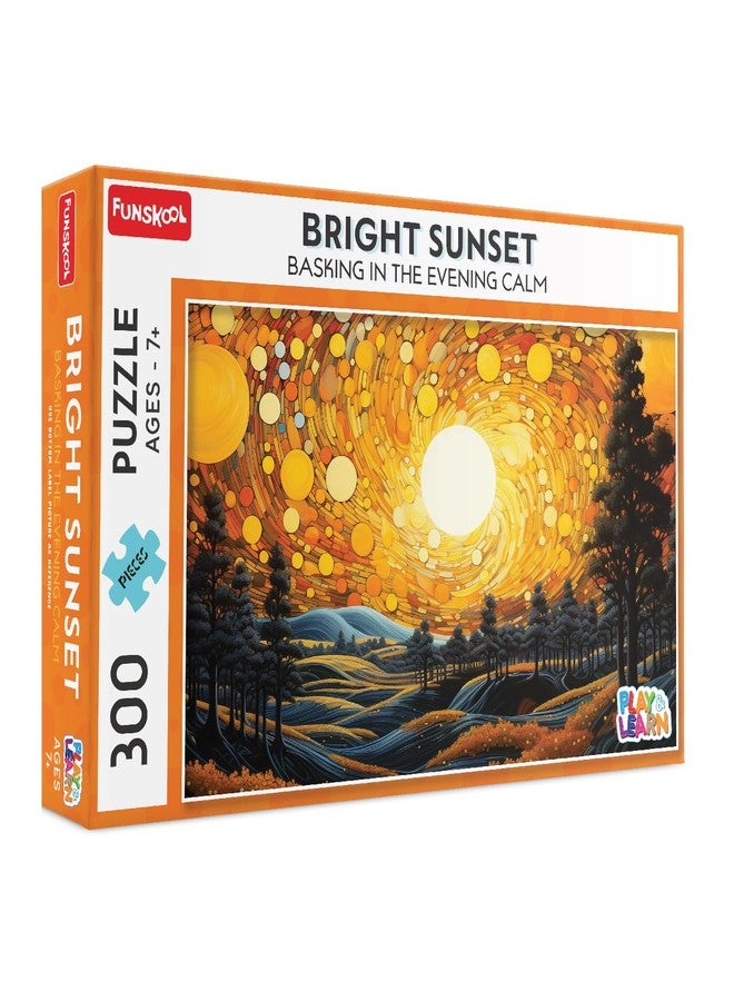 Funskool Play & Learn Funskool Bright Sunset Jigsaw Puzzle Game for Kids, 300 Pieces, Educational, Learning & Development, Fun Activity Toy for Childrens, Gift Set for Kid, Age 7+ Years - Image 1